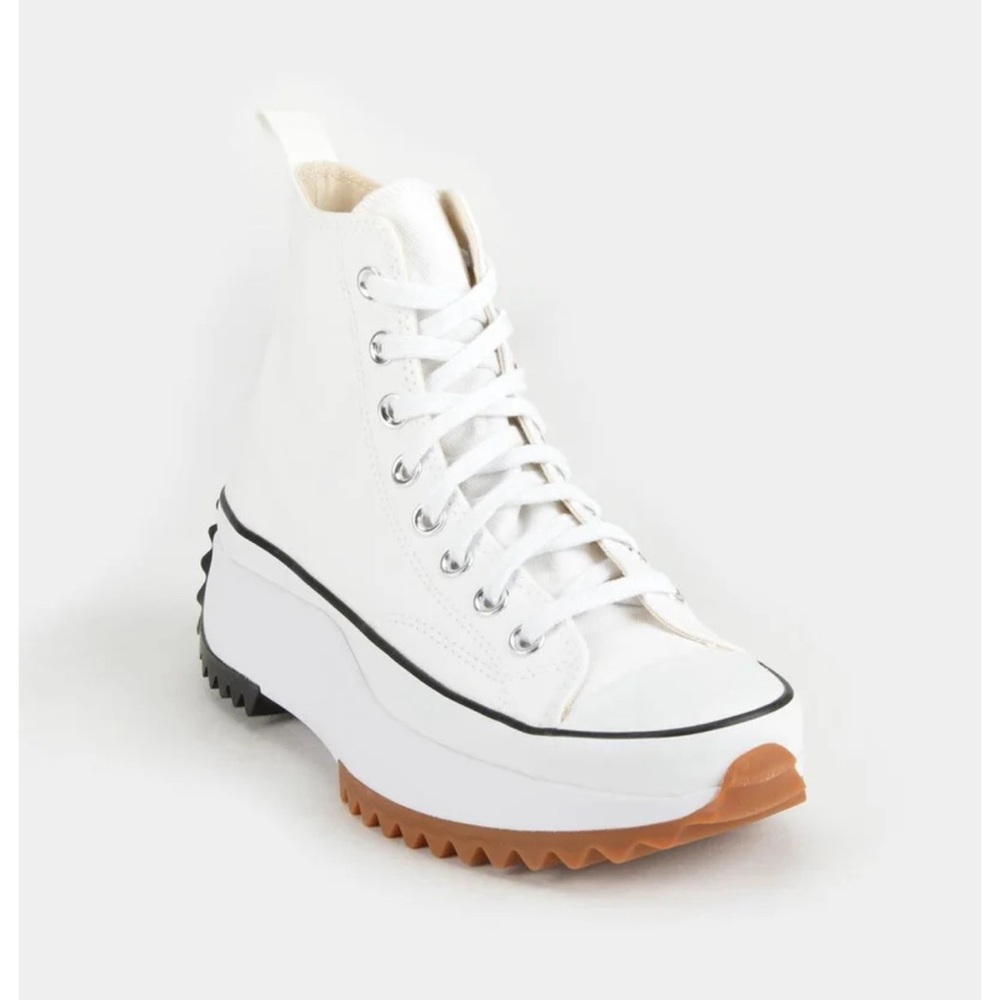 NWOT All Star Converse White Platform Sneakers - Picture 2 of 10